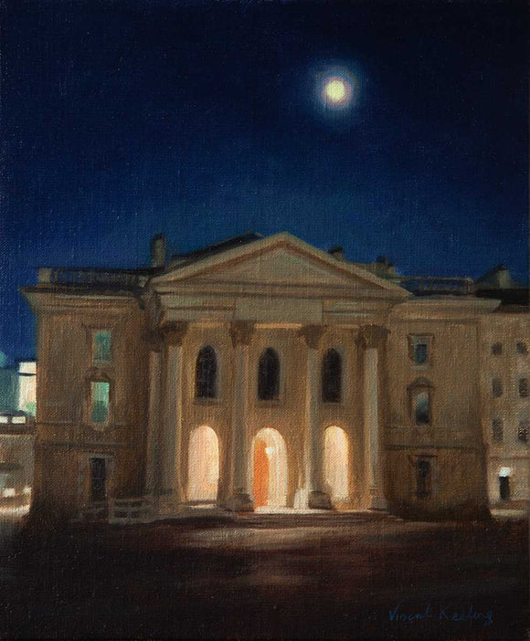 Trinity College, The Public Theatre - Small painting study