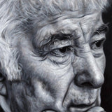 Detail of Seamus Heaney - Digging portrait