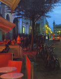 Evening Light on South William Street  - Oil Painting