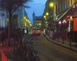 Evening Light on South William Street  - Oil Painting