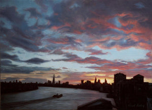 SOLD - The Thames: An oil painting commmission