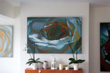 The Unfolding Kiss - Oil Painting - SOLD