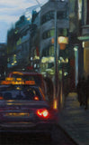 Twilight on Stephen's Green, Dublin City - Oil Painting