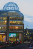 Twilight on Stephen's Green, Dublin City - Oil Painting